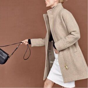 J Crew Stadium Cloth Cocoon Coat - Size 2P